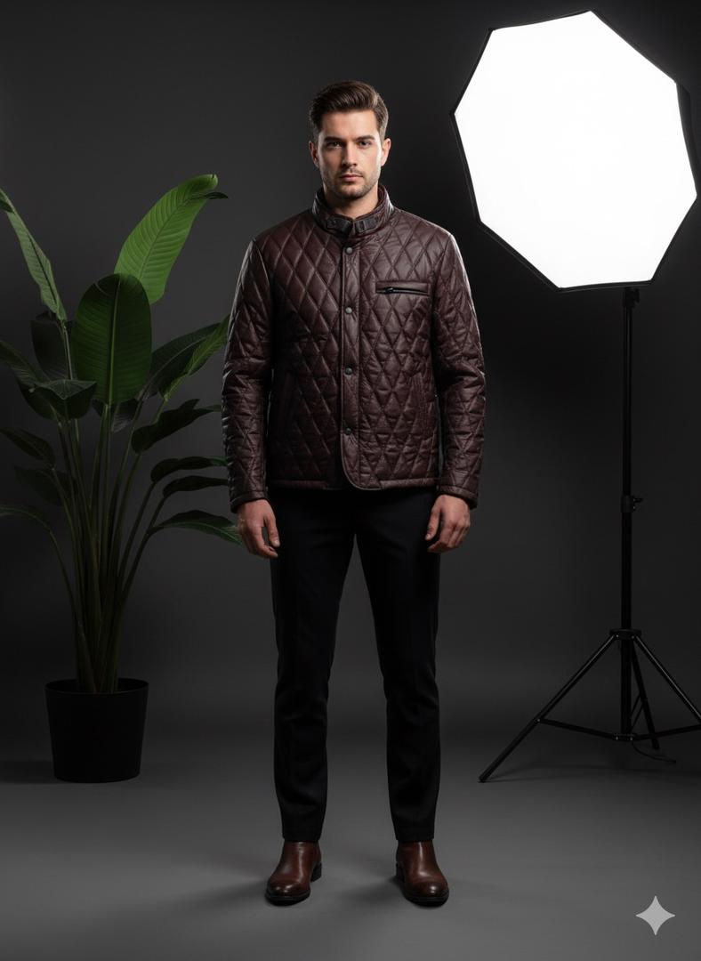 کاپشن شمعی لوزی 3389